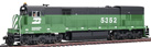 Atlas Model Railroad Co. Masterline GE U30C Phase III - Burlington Northern No. 5352