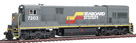 Atlas Model Railroad Co. Masterline GE U30C Phase III - Seaboard System No. 7203