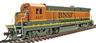 Atlas Model Railroad Co. Master Series Silver GE B23-7 - Burlington Northern Santa Fe #4247 Phase II (Low Nose, FB-2 Type )