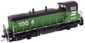 Atlas Model Railroad Co. Master Series Gold Diesel EMD MP15DC, DCC w/QSI System, Burlington Northern Santa Fe #3703 (Orange, Black 'H3')
