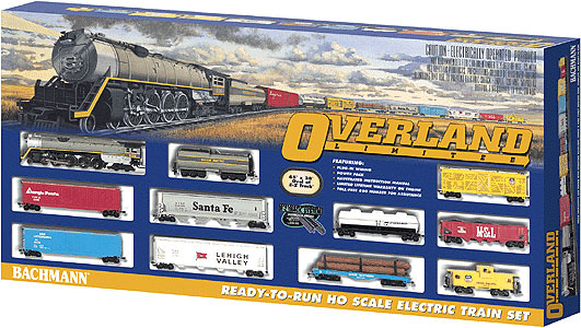 Overland Limited Train Set w/EZ Track by Bachmann Industries 