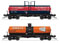 Broadway Limited Imports ACF Type 27/ICC-105 6,000-Gallon Tank Car (2-Pack) - Columbia Southern SACX 689, Hooker HOKX 638 (Late 1950s Schemes)