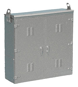 Modern Electrical Box (Assembled) Small by BLMA Models 