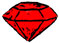 Custom Finishing Jewels .040in. (1mm) Diameter (Pack of 12) - Red