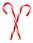CrossRoads Christmas Decorations – Candy Canes (Pack of 4)