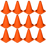 Dallas Model Works Traffic Safety Cones/Pylons (Set of 12) (O Scale)