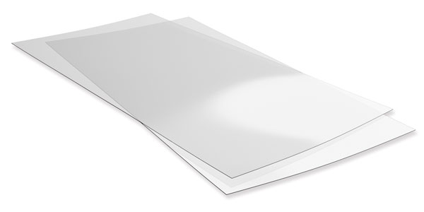 Styrene Sheet Clear 6" x 12" x .005" (3 Sheets) by Evergreen Scale Models @  dallasmodelworks.com