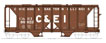 InterMountain Railway Company 1958 Cu. Ft. 2-Bay Hoppers - Chicago & Eastern Illinois C&EI 80037