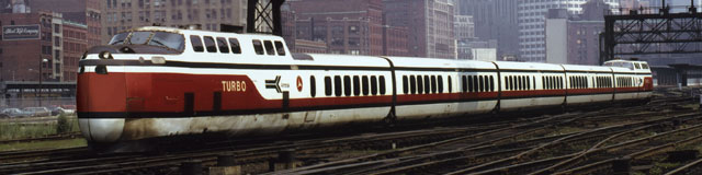 Rapido Trains, Inc. TurboTrain Diesel Passenger Set - Amtrak (Early)