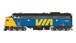 Rapido Trains, Inc. True North GMD FP9A (LokSound and DCC) - VIA Rail Canada 6540 (Slanted Nose Color)