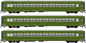 Rapido Trains, Inc. Pullman-Standard Osgood-Bradley 10-Window Deluxe Coach (3 Pack) - St. Louis Southwestern (Cotton Belt) #200, 203 & 204 (Pullman Green)
