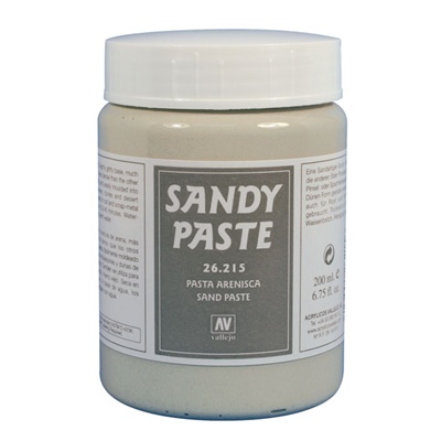 Vallejo Texture Paint - Sandy (Mortar) Paste (200 ml) by Vallejo
