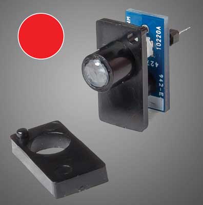Walthers Layout Control System Single Color LED Fascia Indicator - Red