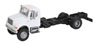 Walthers SceneMaster International 4900 Single-Axle Semi Tractor (White Cab, Black Chassis)