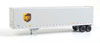 Walthers SceneMaster 45' Stoughton Trailer (2-Pack) - United Parcel Service (UPS) (Modern Shield)