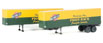 Walthers SceneMaster 35' Fluted-Side Trailer (2-Pack) - Chicago & North Western