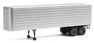 Walthers SceneMaster 35' Fluted-Side Trailer (2-Pack) - Painted/Unlettered
