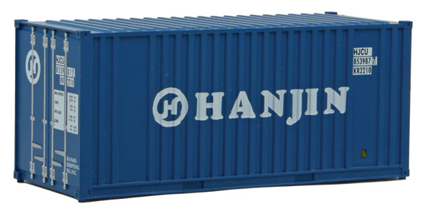 Walthers SceneMaster 20' Container w/Flat Panel - Hanjin