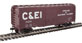WalthersMainline 40' ACF Welded Boxcar w/8' Youngstown Door - Chicago & Eastern Illinois C&EI 3329