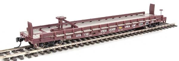 support to flatcar Z scale train miniature  piggy-back trailer 