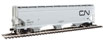 WalthersMainline 60' NSC 5150 3-Bay Covered Hopper - Canadian National CN 386412