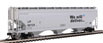 WalthersMainline 60' NSC 5150 3-Bay Covered Hopper - Union Pacific UP 90725