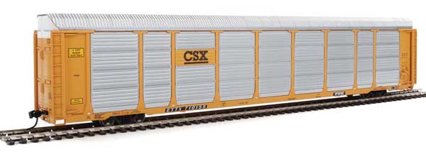 WalthersProto 89' Thrall Enclosed Tri-Level Auto Carrier - CSX ETTX 710155