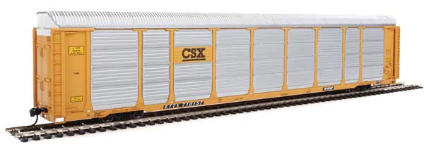 WalthersProto 89' Thrall Enclosed Tri-Level Auto Carrier - CSX ETTX 710157