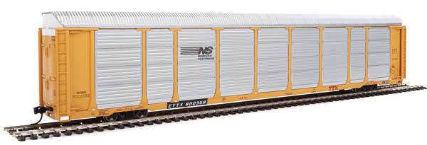 WalthersProto 89' Thrall Enclosed Tri-Level Auto Carrier - Norfolk Southern ETTX 802358