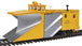 WalthersProto Russell Snowplow - Milwaukee Road X900101