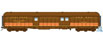 WalthersProto 70' ACF Arched-Roof Baggage Car - Illinois Central