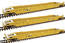 Walthers Gold Line™ 53' NSC 3-Unit Well Car  - TTX Company DTTX 620646