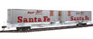 Walthers Gold Line™ Mark IV Flexi-Van Flatcar w/Two Trailers - Santa Fe ATSF 291001 (Mark V Lettering)