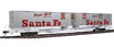 Walthers Gold Line™ Mark IV Flexi-Van Flatcar w/Two Trailers - Santa Fe ATSF 291014 (Mark V Lettering)