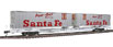 Walthers Gold Line™ Mark IV Flexi-Van Flatcar w/Two Trailers - Santa Fe ATSF 291021 (Mark V Lettering)
