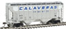 Walthers Gold Line Trinity 2-Bay Cement Service Covered Hopper - Calaveras Cement Co. PLCX 140