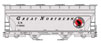 Accurail Inc. ACF 2-Bay Covered Hopper Kit - Great Northern GN 173852