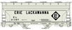Accurail Inc. ACF 2-Bay Covered Hopper Kit - Erie Lackawanna EL 21387