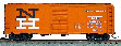Accurail Inc. 40' AAR Single-Door Box Car – New Haven (Orange w/Black & White Graphics)