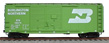 Accurail Inc. 40' AAR Double-Door Steel Box Car - Burlington Northern