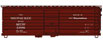 Accurail Inc. Milwaukee Road 40' Rib-Side Boxcar, Phase I Long Rib (1939-1940 As-Built Scheme) - Milwaukee Road MILW 19886