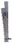 Atlas Model Railroad Co. Custom Line® Mark 3 Turnout - Code 100 #6 Left (Nickel-Silver, Black Ties)