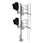 Atlas Model Railroad Co. All Scales Signal System Double-Head Modern Hooded Signal - Right Hand