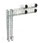 Atlas Model Railroad Co. All Scales Signal System 2-Track Modern Cantilever Signal Bridge - 4 Signal Heads, Left-Hand