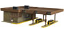 Atlas Model Railroad Co. Drive-Through Bank (Plastic Kit)