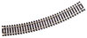 Atlas Model Railroad Co. Snap-Track® Code 100 Nickel-Silver Rail, Black Ties – 18 in. Radius Curve


