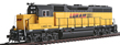 Atlas Model Railroad Co. Master™ Series Silver GP40 (Low Nose) - Loram LMIX 110