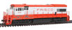 Atlas Model Railroad Co. Master™ Series Silver GE U30B Phase II (Standard DC) With Nose Light - St. Louis-San Francisco No. 846