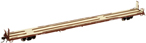 Atlas Model Railroad Co. Master Line® ACF 89'4in. Flatcar – Florida East Coast 2769