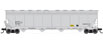 Atlas Model Railroad Co. Master Line™ ACF 5701 Centerflow Plastics Hopper - Dow Chemical DOWX 2084 (BRS 1991 Scheme)